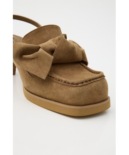 SLY（スライ） ローファー RIBBON HEELED LOAFERS リボン ヒールド