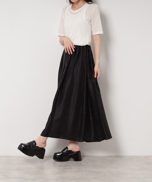 ESPERANZA（エスペランサ） サンダル 厚底サボローファー レディース