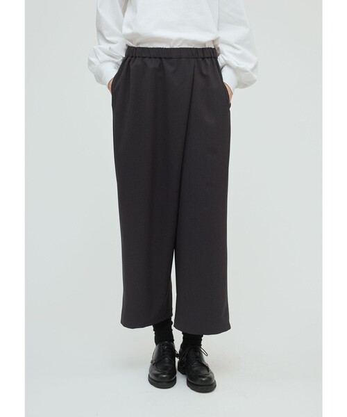mizuiroindレディースラップパンツ mizuiroind パンツ mizuiro ind ラップライクイージーパンツ