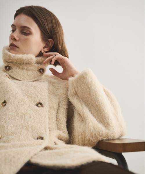 【トレンド見えアウター】シャギーコート 楽天市場】シャギーチェックコート [K1207] レディース アウター