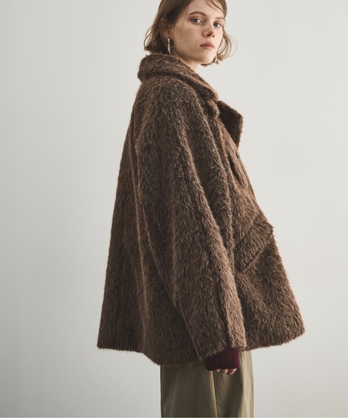 LOSCa コート アウター シャギーテントコート レディース : ZOZOTOWN