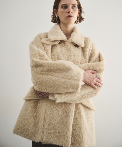 LOSCa コート アウター シャギーテントコート レディース : ZOZOTOWN