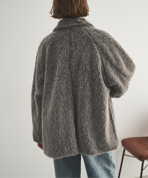 LOSCa コート アウター シャギーテントコート レディース : ZOZOTOWN