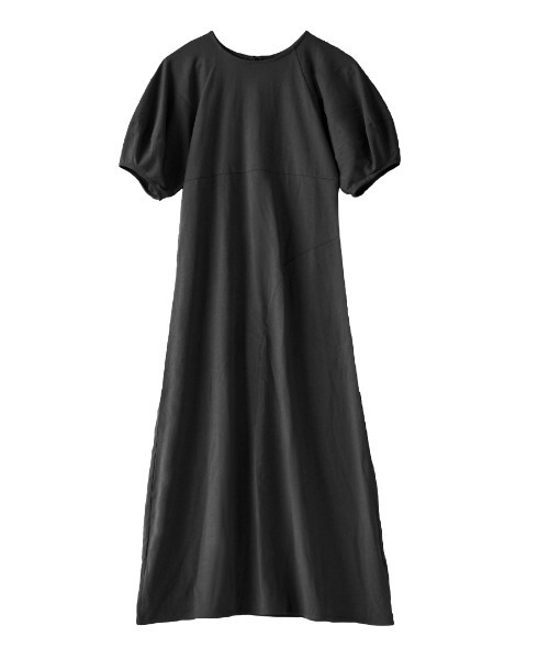 「e-zakkamania stores」 「Gleam」半袖ワンピース フリー ブラック レディース_画像3