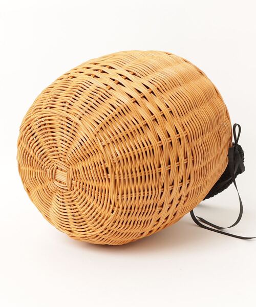 「Bilitis dix-sept ans」 リボンかごバッグ - イエロー レディース_画像3