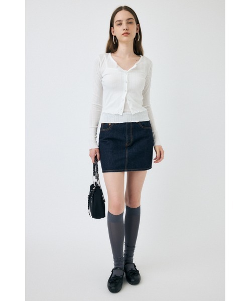 MOUSSY（マウジー） デニムスカート DENIM ミニスカート : ZOZOTOWN