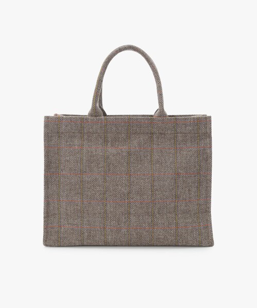 agnes b.（アニエスベー） トートバッグ チェック ウール ラージ