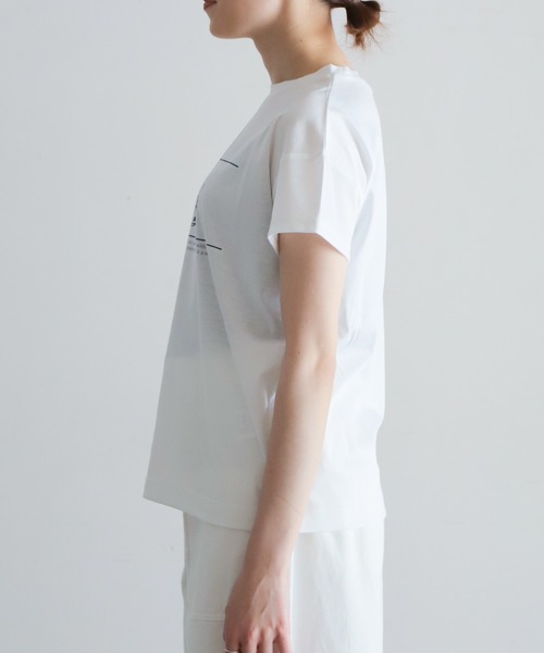 「NOMBRE IMPAIR」 半袖Tシャツ FREE ホワイト レディース_画像3