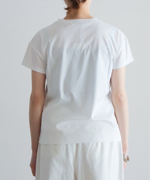「NOMBRE IMPAIR」 半袖Tシャツ FREE ホワイト レディース_画像4