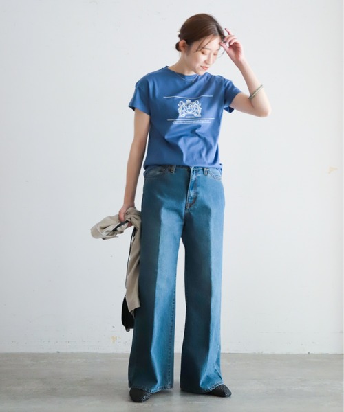 「NOMBRE IMPAIR」 半袖Tシャツ FREE ホワイト レディース_画像5