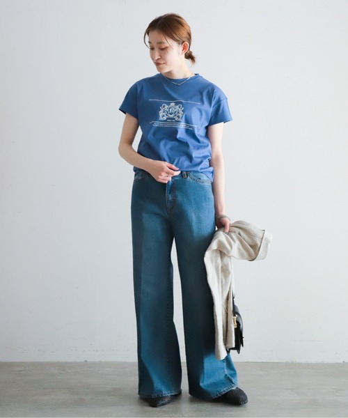 「NOMBRE IMPAIR」 半袖Tシャツ FREE ホワイト レディース_画像6