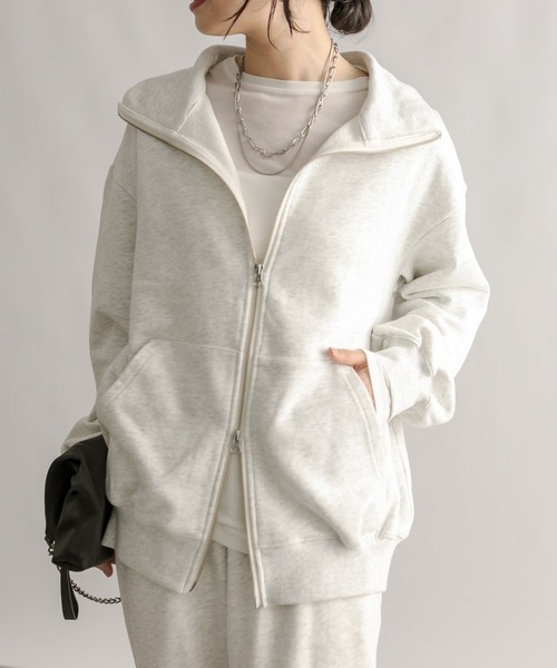 「RIVE DROITE」 スウェットカットソー FREE ネイビー レディース_画像9