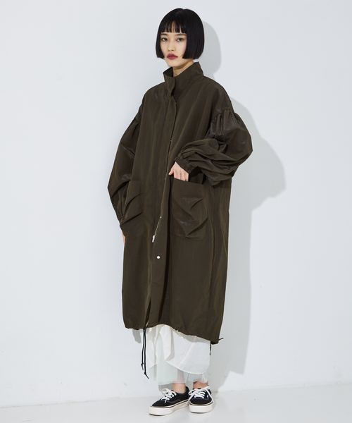 「NOMINE」 コート フリー ホワイト レディース_画像4