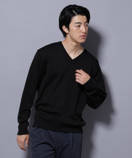 NANO universe（ナノ・ユニバース） セーター ニット タスマニアウール