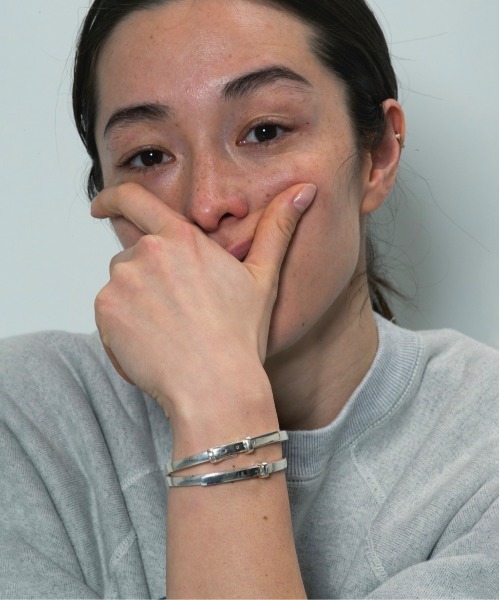 FRONT 11201 ブレスレット Silver Belt Bracelet メンズ レディース