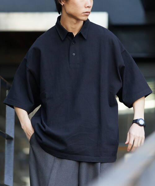 FREAK'S STORE（フリークスストア） 半袖ポロシャツ LARGE ブラック