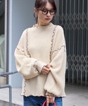 ニット セーター 「マシンウォッシャブル」ヘビ...の詳細画像3