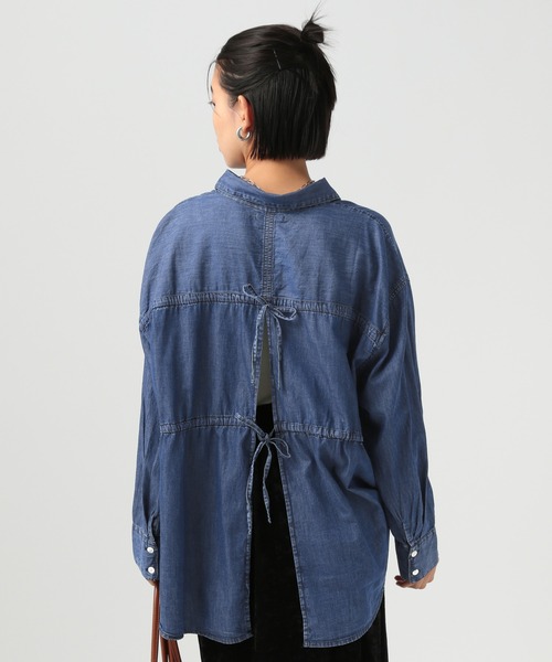 【新品】バックリボンシャツ バックリボンシャツブラウス | ファッション通販サイト NUGU