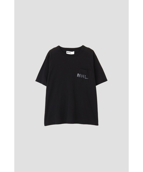 MHL.（エムエイチエル） tシャツ PRINTED COTTON JERSEY (オンライン