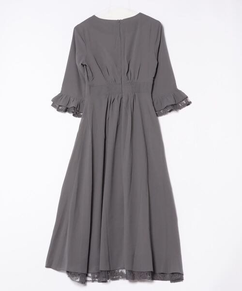 「Cinderella」 半袖ワンピース MEDIUM ネイビー レディース_画像3