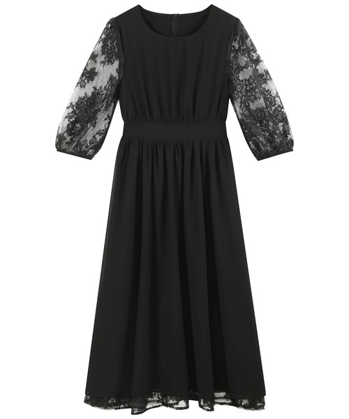 「Cinderella」 半袖ワンピース MEDIUM ネイビー レディース_画像5