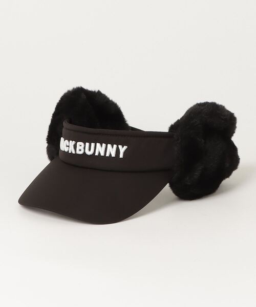 ゴルフ ジャック バニー JackBunny ファー耳当て付きバイザー