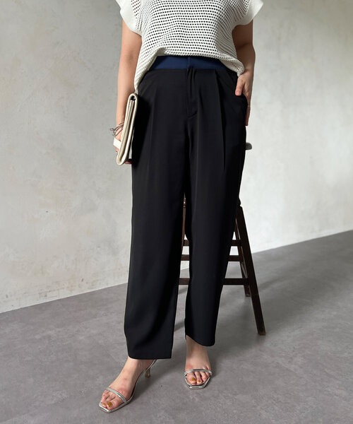 「Chez toi」 パンツ FREE グレー レディース_画像4