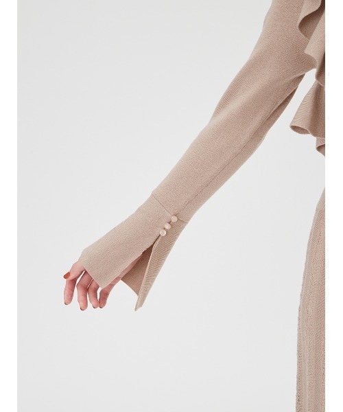 「FRAY I.D」 ニットワンピース FREE ピンクベージュ レディース_画像8