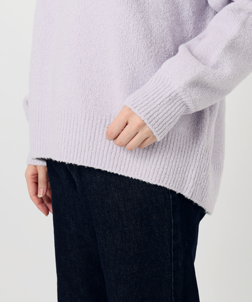 ♡スローブイエナ　ロングスリーブニットプルオーバー SLOBE IENA（スローブイエナ）の「《追加2》French wool畦ハーフジップ