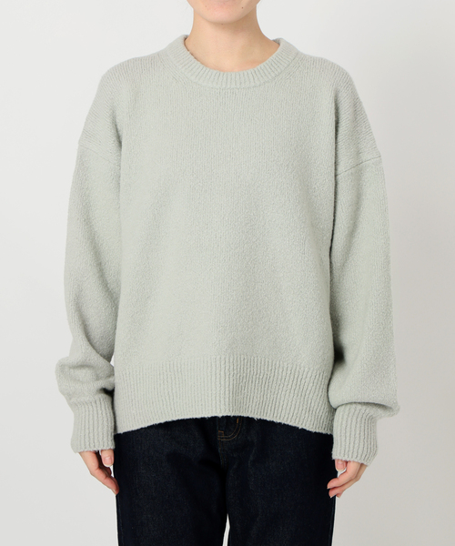 ♡スローブイエナ　ロングスリーブニットプルオーバー SLOBE IENA（スローブイエナ） ニット セーター 畔オーバープル