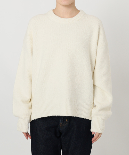 ♡スローブイエナ　ロングスリーブニットプルオーバー SLOBE IENA（スローブイエナ） ニット セーター スイビリブヘンリー