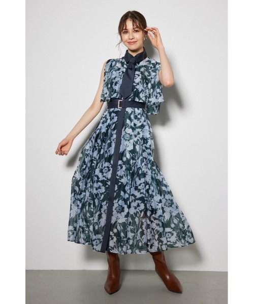 「rienda」 ノースリーブワンピース MEDIUM ブラック レディース_画像2