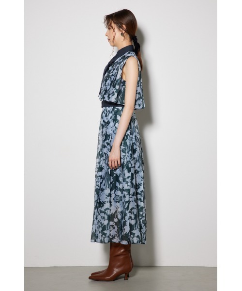 「rienda」 ノースリーブワンピース MEDIUM ブラック レディース_画像6