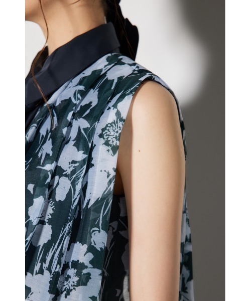 「rienda」 ノースリーブワンピース MEDIUM ブラック レディース_画像8