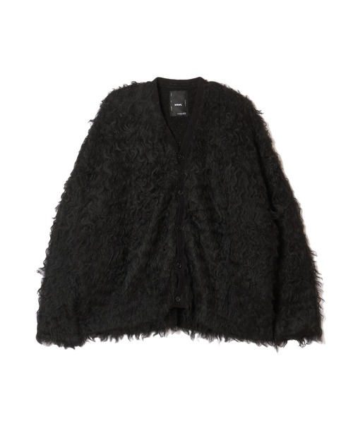 セーター ニット PANEL BRUSH KNIT WIDE CARDIGAN メンズ