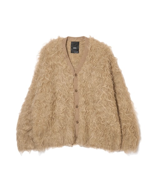セーター ニット PANEL BRUSH KNIT WIDE CARDIGAN メンズ