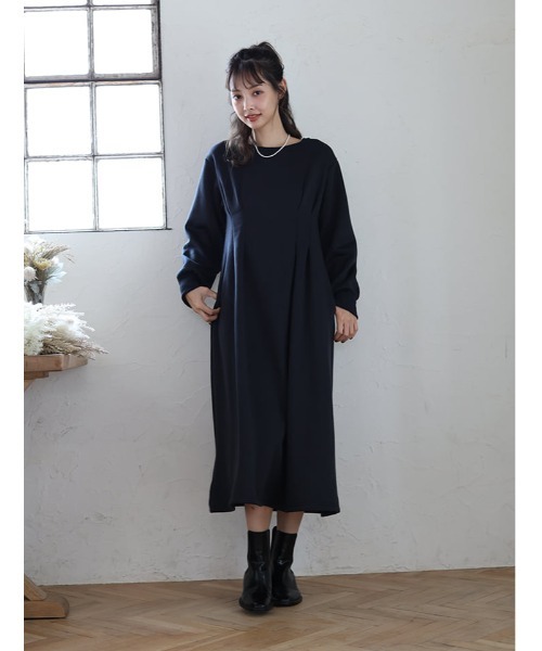 fifth（フィフス） ワンピース 裏起毛ウエストタックワンピース