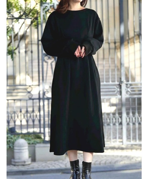 fifth（フィフス） ワンピース 裏起毛ウエストタックワンピース