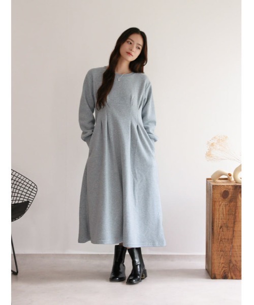 fifth（フィフス） ワンピース 「XS〜Lサイズあり」裏起毛ウエスト