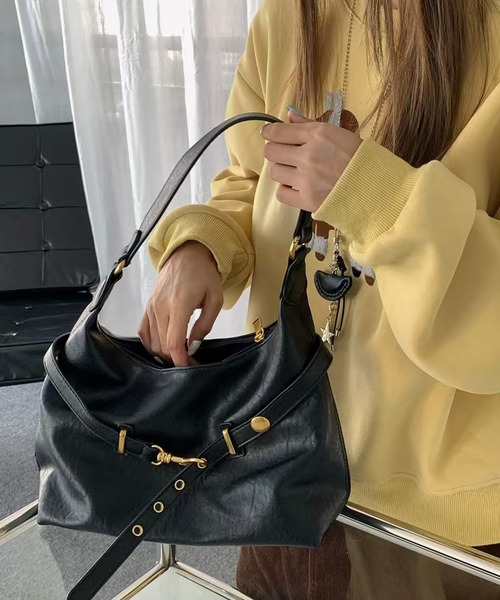 NuNuNa ショルダーバッグ バッグ 「NuNuNa」2WAY合成皮革ベルト