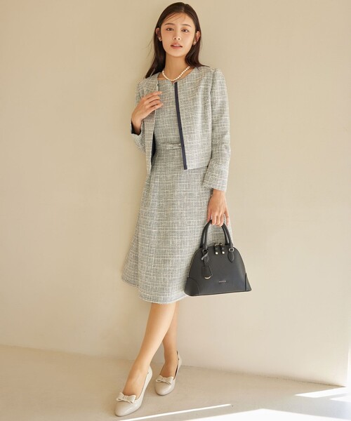 TOCCA（トッカ） ツイードジャケット 4 ピンク レディース : ZOZOTOWN