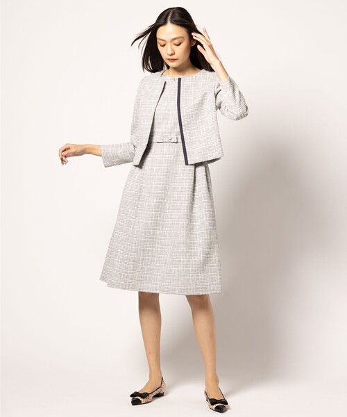 TOCCA（トッカ） ツイードジャケット 4 ピンク レディース : ZOZOTOWN