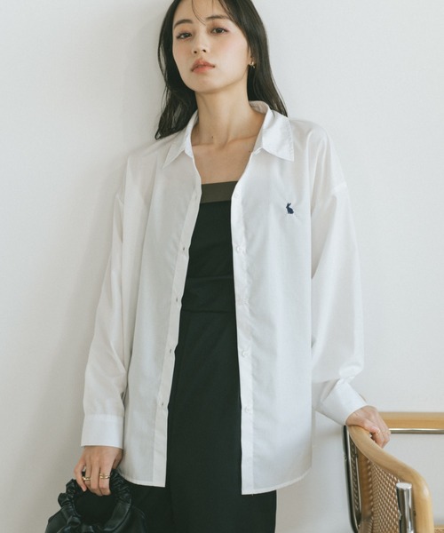 「VANNIE U」 長袖シャツ FREE ブルー レディース_画像8