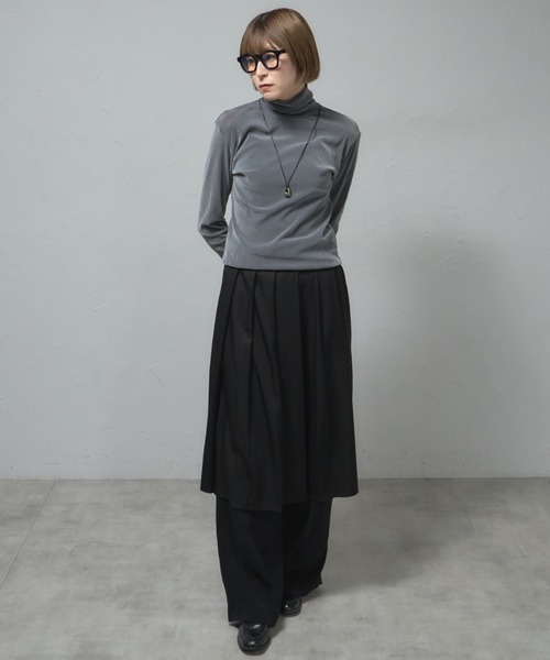 leimn tシャツ ベロアタートルネック レディース : ZOZOTOWN Yahoo!店