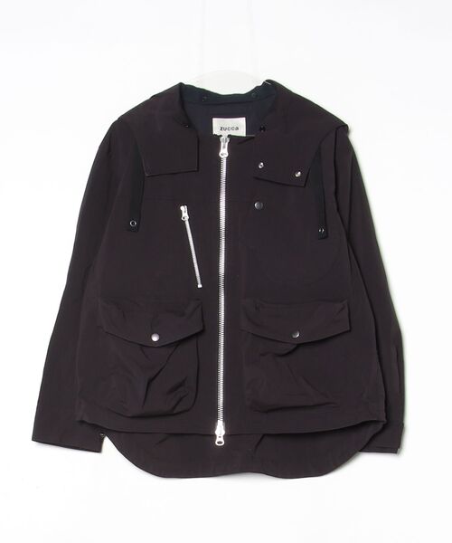 ZUCCa（ズッカ） ブルゾン M size ブラック レディース : ZOZOTOWN 
