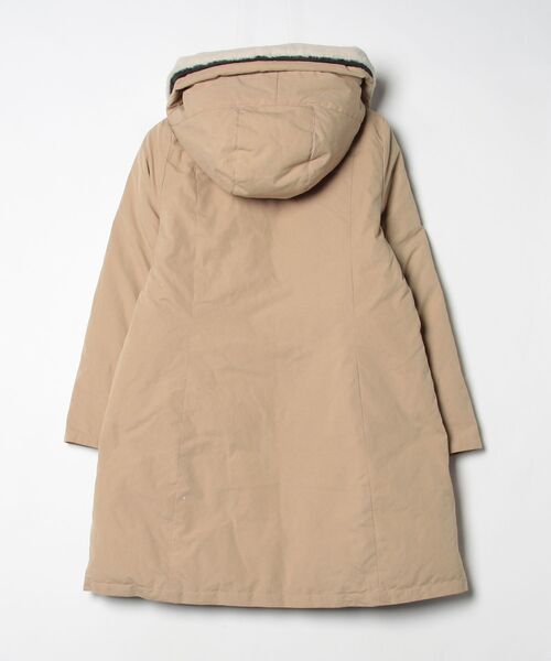 「NANO universe」 ダウンコート 38 ベージュ レディース_画像2