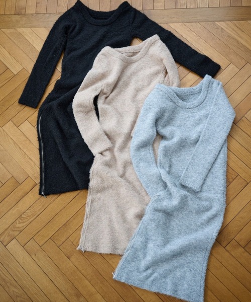 「Lil Ambition」 ニットワンピース S ブラック レディース_画像2