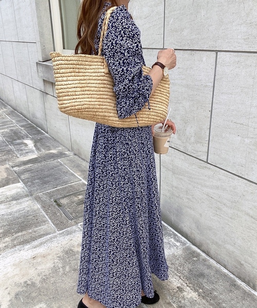 「JUNOAH」 7分袖ワンピース X-LARGE ホワイト レディース_画像3