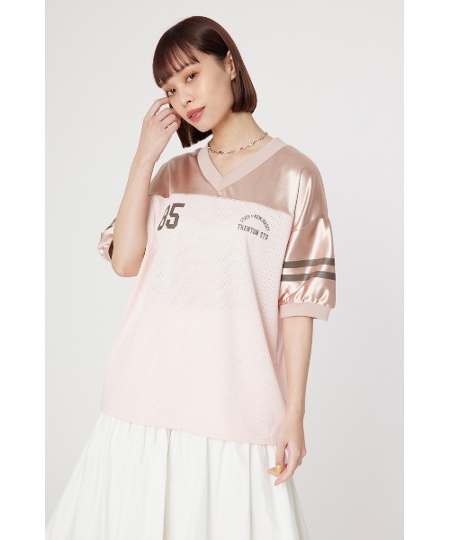 「RODEO CROWNS WIDE BOWL」 半袖Tシャツ FREE ライトピンク レディース_画像6