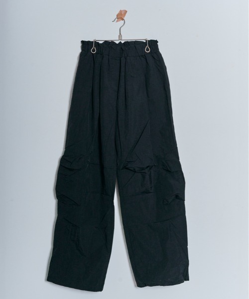 「W:Huku」 「maviru」カーゴパンツ L ブラック レディース_画像2